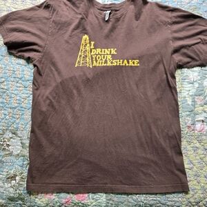 American Apparel 'I Drink Your Milkshake' Cotton Graphic Tee Men's Size XL